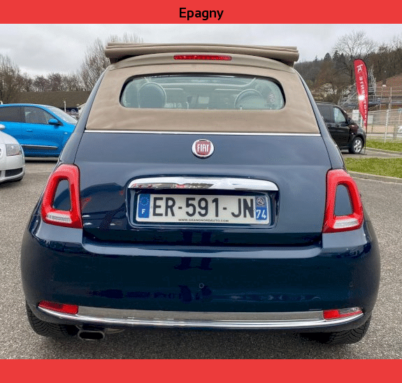 FIAT Fiat 500C  1.2 8v 69ch Lounge