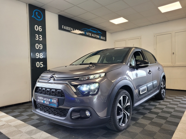 Citroen Citroën C3 III 1.5 BlueHDi 100ch Shine BV6 5p - 43700km - GPS - Carplay - Caméra de recul