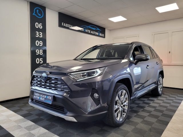Toyota Toyota RAV4 V Hybride 218ch Lounge 2WD - Ethanol E85 Biomotors - Cuir - Carplay - Caméra 360