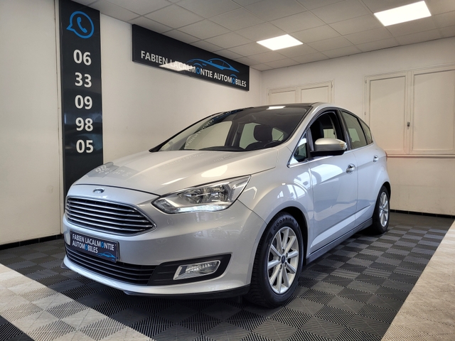 Ford Ford C Max II 1.5 TDCi 120ch Titanium Powershift BVA6 - Toit pano - Carplay - Attelage - Hayon électrique