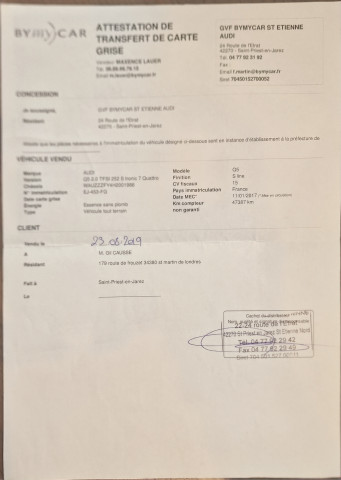 Audi Audi Q5 II 2.0 TFSI 252ch S line quattro S tronic 7