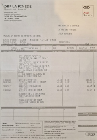 Audi Audi Q5 II 2.0 TFSI 252ch S line quattro S tronic 7