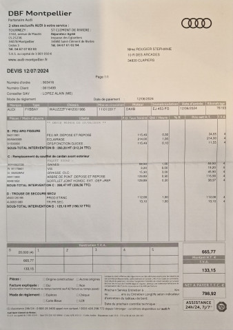 Audi Audi Q5 II 2.0 TFSI 252ch S line quattro S tronic 7