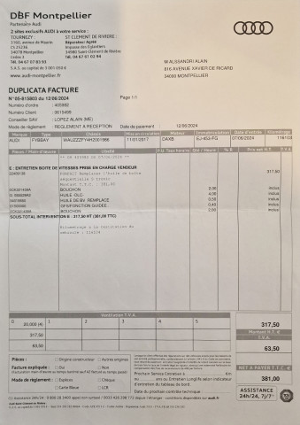 Audi Audi Q5 II 2.0 TFSI 252ch S line quattro S tronic 7