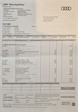 Audi Audi Q5 II 2.0 TFSI 252ch S line quattro S tronic 7