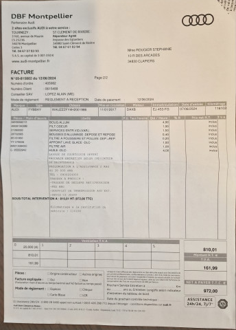 Audi Audi Q5 II 2.0 TFSI 252ch S line quattro S tronic 7