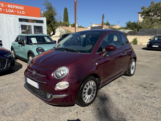 Fiat Fiat 500 FIAT 500 0.9 TwinAir 85ch S&S Lounge / MOTEUR A CHAINE / TOIT PANORAMIQUE / CARTE GRISE 50%