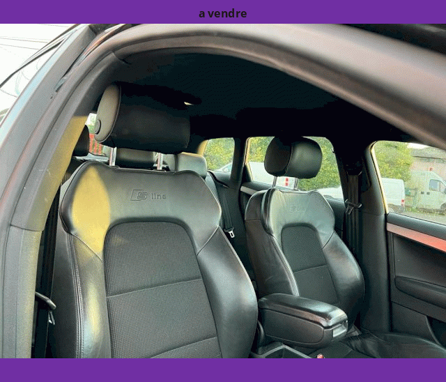 Audi Audi A3 SPORTBACK 2L TDI 140cv S-LINE CUIR XENON LED BOITE AUTO
