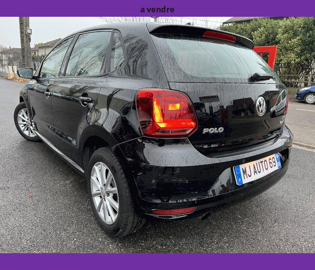 Volkswagen Volkswagen Polo V 1.2L TSI 90cv Lounge GPS NOIR 5P