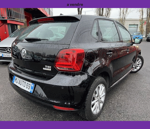 Volkswagen Volkswagen Polo V 1.2L TSI 90cv Lounge GPS NOIR 5P