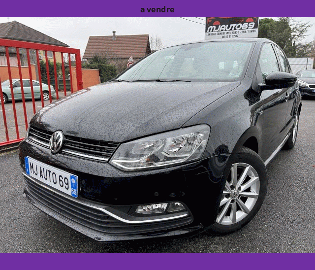 Volkswagen Volkswagen Polo V 1.2L TSI 90cv Lounge GPS NOIR 5P
