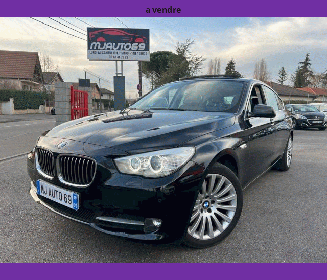 BMW BMW Série 5 520DA GT 184cv CUIR GPS TOIT OUVRANT XENON CAMERA BVA GRAN TURISMO LUXE