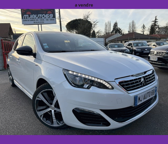 Peugeot Peugeot 308 GT 2L BlueHDi 180cv CUIR GPS XENON LED TOIT PANO BVA EAT6 FELINE