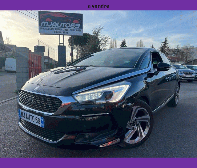 DS DS Ds 5 2L blueHDI 180cv CUIR GPS TOIT PANO XENON LED BOITE AUTO EAT6