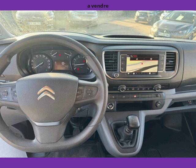 Citroën Citroën Jumpy III 1.5L BLUEHDI 120cv CAMERA GPS BVM6 CITYVAN FOURGON 3 PLACES
