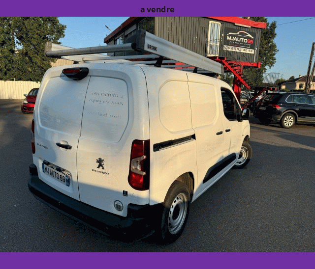 Peugeot Peugeot Partner FOURGON 1.5 BLUEHDI 100cv GPS CLIM PREMIUM 650 KG 3 PLACES