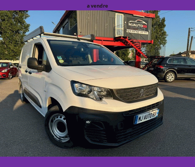 Peugeot Peugeot Partner FOURGON 1.5 BLUEHDI 100cv GPS CLIM PREMIUM 650 KG 3 PLACES