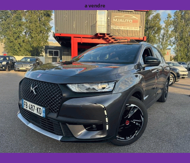 DS DS Ds 7 Crossback 2L BLUEHDI 180cv TOIT OUVRANT CUIR GPS LED BVA EAT8 PERFORMANCE LINE