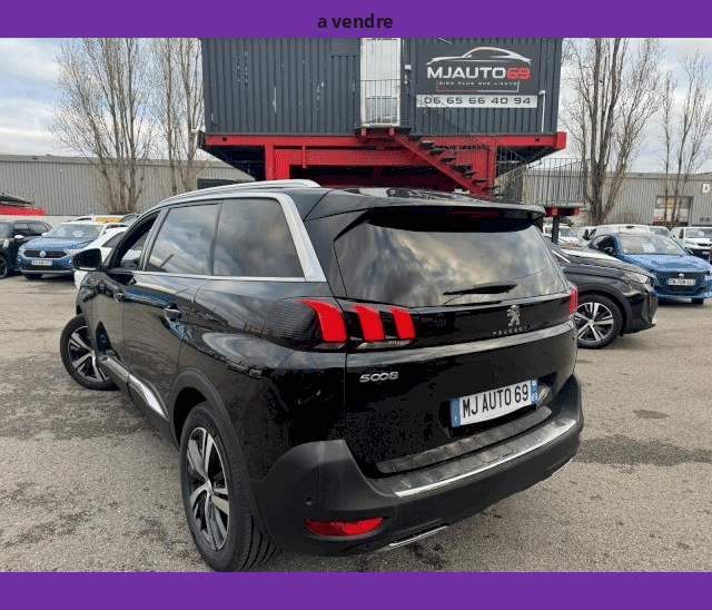 Peugeot Peugeot 5008 II 1.6L BLUEHDI 120cv GT LINE CUIR GPS XENON LED CAMERA 7PL. BVA EAT6