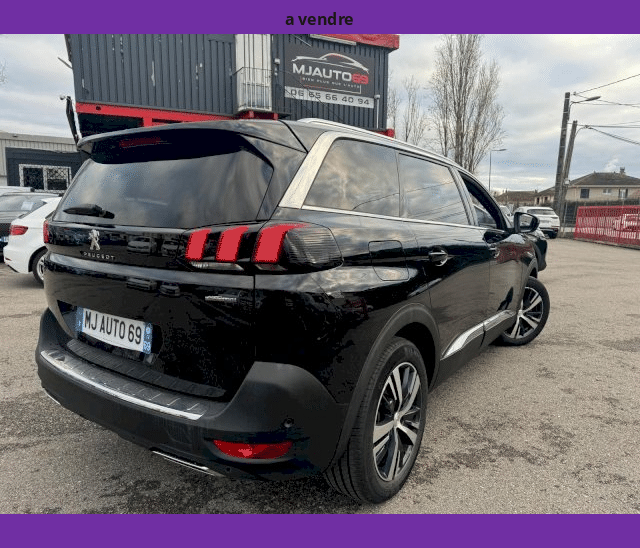 Peugeot Peugeot 5008 II 1.6L BLUEHDI 120cv GT LINE CUIR GPS XENON LED CAMERA 7PL. BVA EAT6