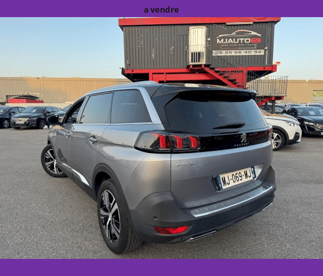 Peugeot Peugeot 5008 II 1.5L BLUEHDI 130cv GT TOIT OUVRANT CAMERA CUIR GPS XENON LED BVA EAT8 7PL.