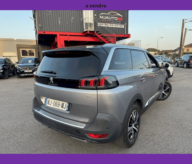 Peugeot Peugeot 5008 II 1.5L BLUEHDI 130cv GT TOIT OUVRANT CAMERA CUIR GPS XENON LED BVA EAT8 7PL.