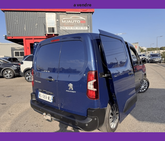 Peugeot Peugeot Partner 1.5 BLUEHDI 130CV CAMERA 3PL. BOITE AUTO EAT8 FOURGON STANDARD 650KG PREMIUM