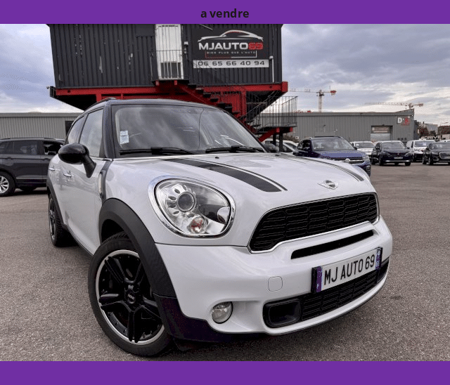 Mini Mini Countryman COOPER SD 143cv GPS XENON CUIR TOIT OUVRANT PACK RED HOT CHILI