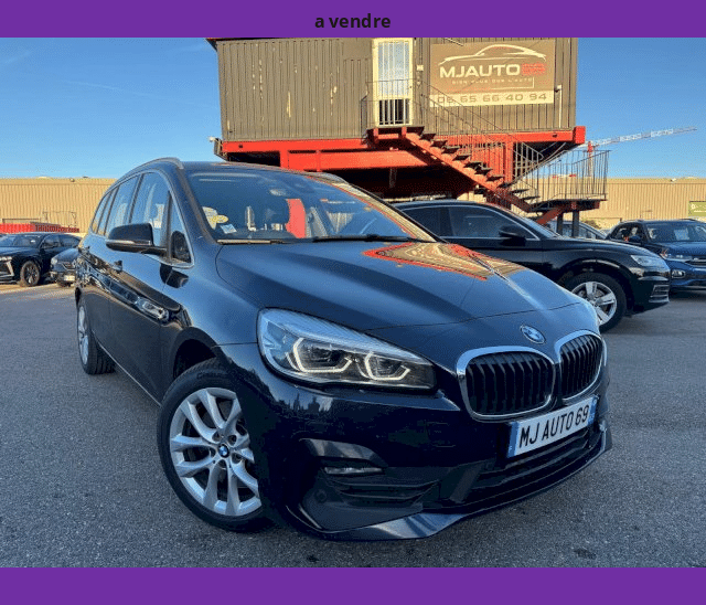 BMW BMW Serie 2 Gran Tourer 218dA 150cv CUIR XENON CAMERA GPS 7PL. BVA8 LED BUSINESS DESIGN