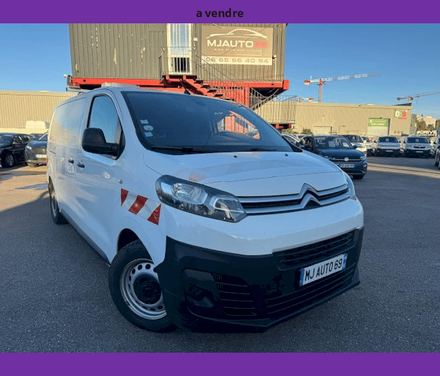 Citroën Citroën Jumpy III 1.6L BLUEHDI 115cv FOURGON TAILLE M GYROPHARE + LUMINEUX TRAVAUX CLUB
