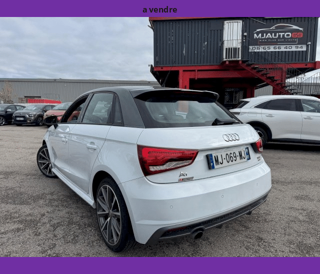 Audi Audi A1 SPORTBACK 1.0 TFSI 95cv SLINE CUIR GPS XENON LED BVA S-TRONIC 7