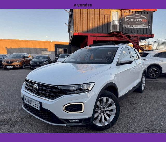 Volkswagen Volkswagen T-Roc 1.5 TSI 150cv CARAT TOIT OUVRANT CAMERA GPS XENON LED BVA DSG7