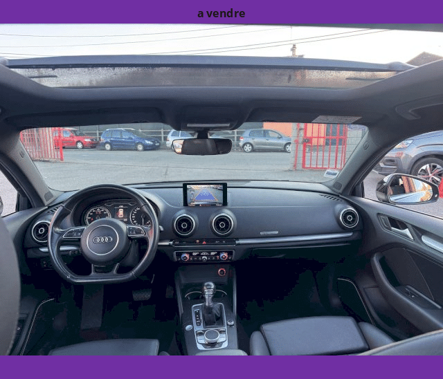 Audi Audi A3 III SPORTBACK 1.4L TFSI E-TRON 204cv TOIT OUVRANT CAMERA CUIR GPS XENON LED BVA S-TRONIC 6