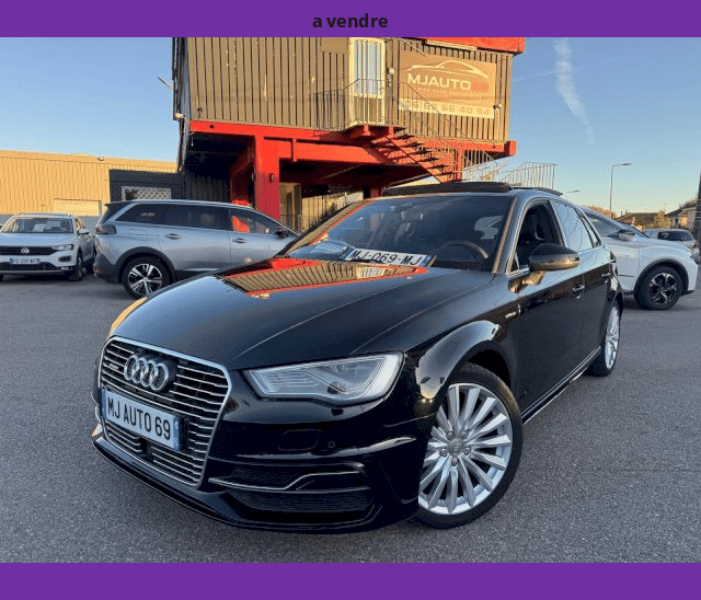 Audi Audi A3 III SPORTBACK 1.4L TFSI E-TRON 204cv TOIT OUVRANT CAMERA CUIR GPS XENON LED BVA S-TRONIC 6