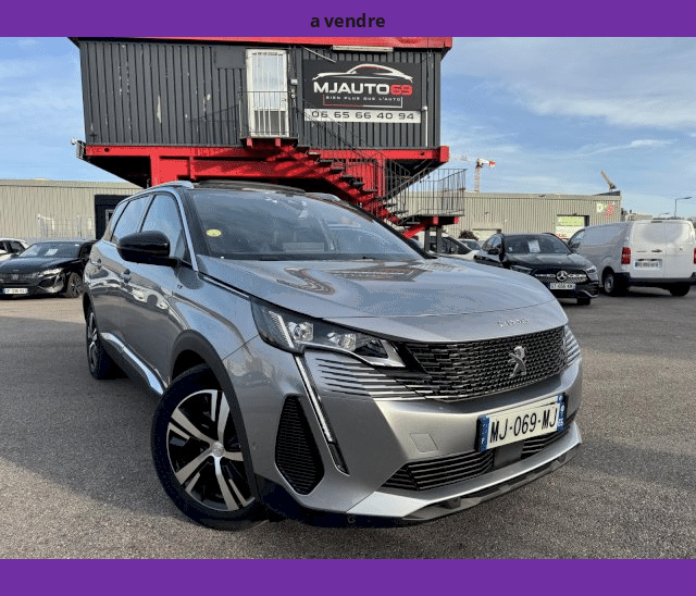 Peugeot Peugeot 5008 II 1.5L BLUEHDI 130cv GT TOIT OUVRANT CAMERA CUIR GPS XENON LED BVA EAT8 7PL.