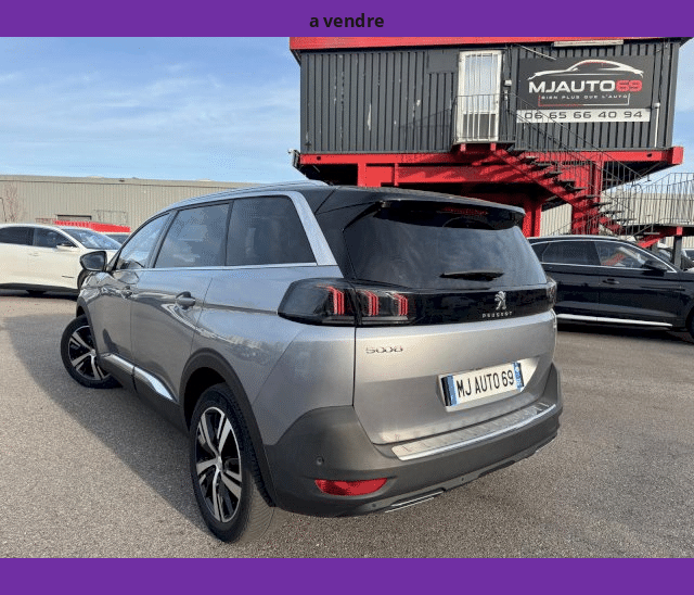 Peugeot Peugeot 5008 II 1.5L BLUEHDI 130cv GT TOIT OUVRANT CAMERA CUIR GPS XENON LED BVA EAT8 7PL.
