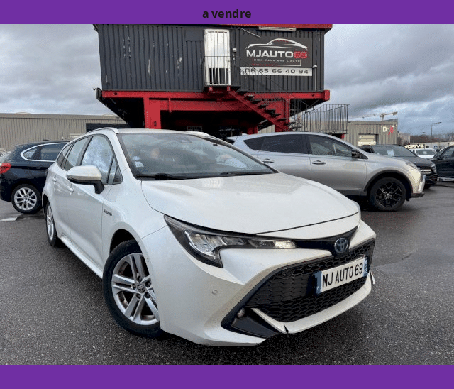 Toyota Toyota Corolla Touring Spt HYBRIDE 122cv GPS CAMERA BLANC NACREE DYNAMIC BUSINESS + STAGE HYBRID ACADEMY