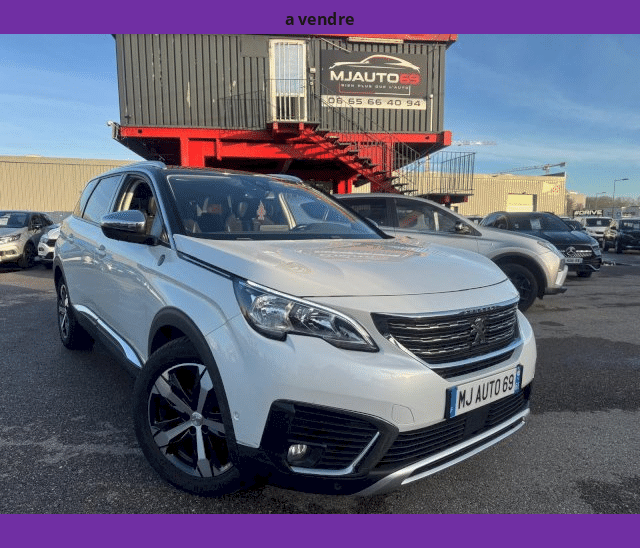 Peugeot Peugeot 5008 II 1.5L BLUEHDI 130cv CROSSWAY CAMERA CUIR GPS LED BVA EAT8 7PL.