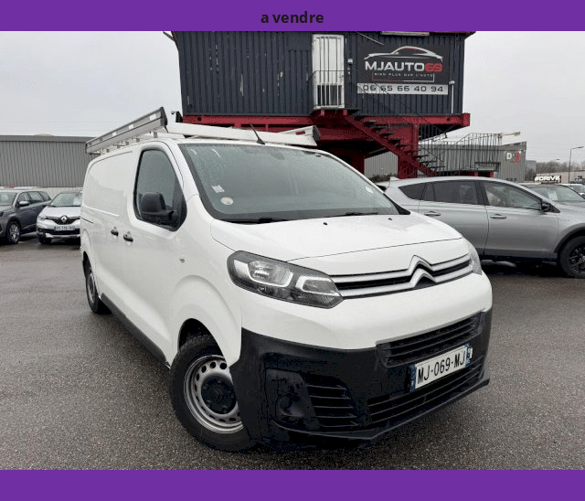 Citroën Citroën Jumpy III M1.5L BLUEHDI 120cv 84000KMS GALERIE + ATTELAGE FOURGON 3 PLACES