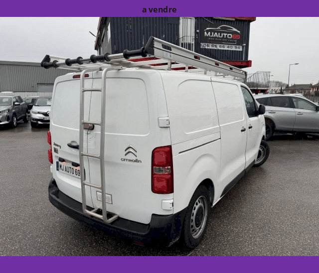 Citroën Citroën Jumpy III M1.5L BLUEHDI 120cv 84000KMS GALERIE + ATTELAGE FOURGON 3 PLACES