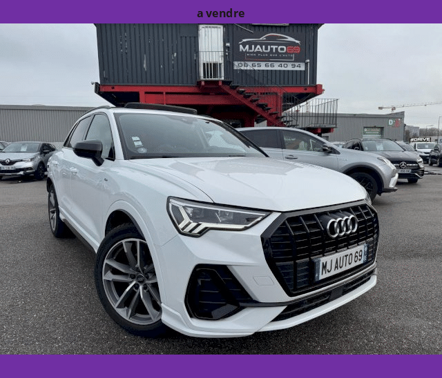 Audi Audi Q3 II 35 1.5L TFSI 150cv TOIT OUVRANT CUIR GPS XENON LED CAMERA S-LINE BVA STRONIC 7