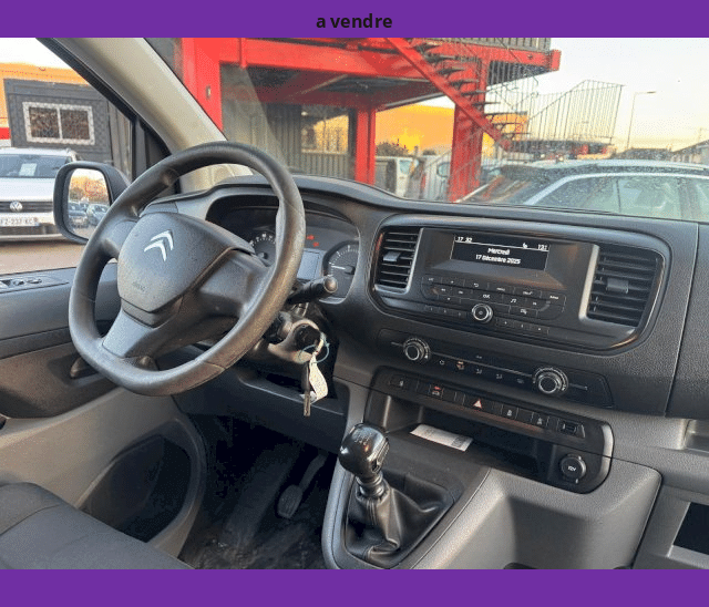 Citroën Citroën Jumpy III M 1.6L BLUEHDI 115cv BVM6 FOURGON 3 PLACES BUSINESS