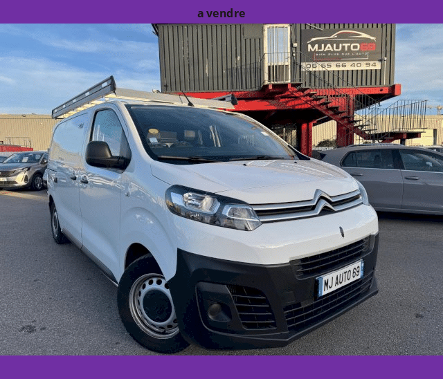 Citroën Citroën Jumpy III M 1.5L BLUEHDI 100cv GALERIE + ECHELLE 3 PLACES FOURGON 02/2022