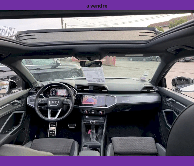 Audi Audi Q3 II 35 1.5L TFSI 150cv TOIT OUVRANT CUIR GPS XENON LED CAMERA S-LINE BVA STRONIC 7