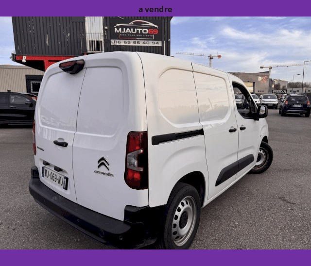 Citroën Citroën Berlingo 1.5 BLUEHDI 130CV CAMERA GPS 2 PLACES BVA EAT8 FOURGON