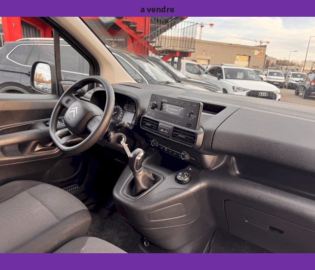 Citroën Citroën Berlingo 1.6 BLUEHDI 100cv 3 PLACES GALERIE FOURGON M 1000KG WORKER