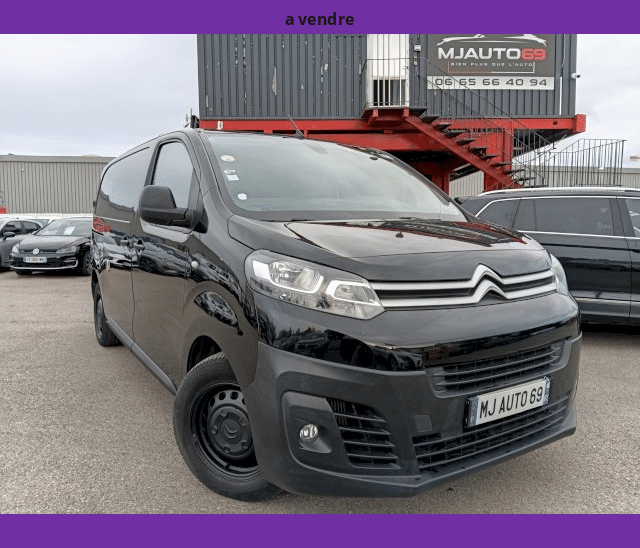 Citroën Citroën Jumpy III M 2.0L BLUEHDI 120cv NOIRE GPS CAMÉRA FOURGON M 3 PLACES