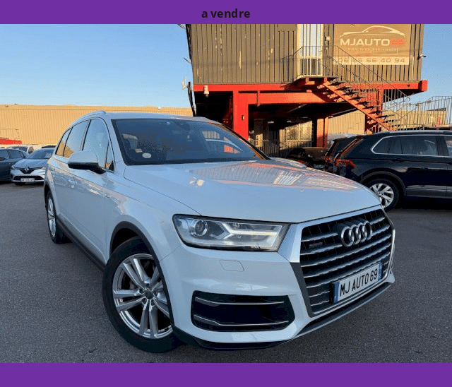 Audi Audi Q7 II 3L V6 TDI 218cv S LINE CUIR XENON LED GPS CAMERA Quattro 7PL. TIPTRONIC 8 CLEAN DIESEL