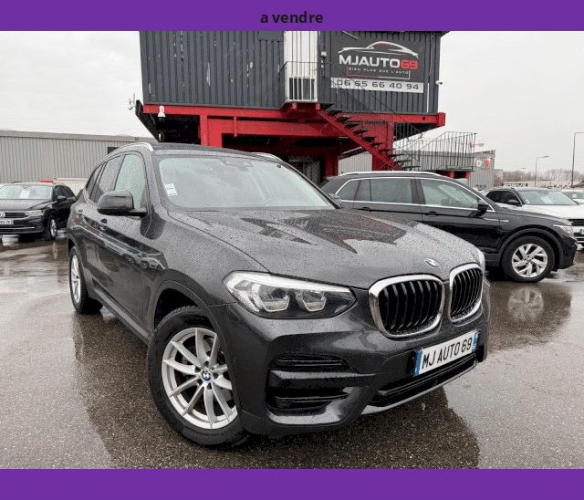 BMW BMW X3 XDRIVE 2L Da 190cv CUIR TOIT OUVRANT GPS XENON LED CAMÉRA BVA8