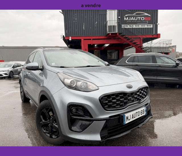 Kia Kia Sportage IV 1.6 CRDI 136cv TOIT OUVRANT CUIR GPS CAMERA LED DCT7 4X2 MHEV BLACK EDITION